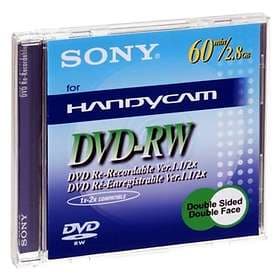 Sony DVD-RW 8cm 2.8GB 2x 1-pack Jewel Case