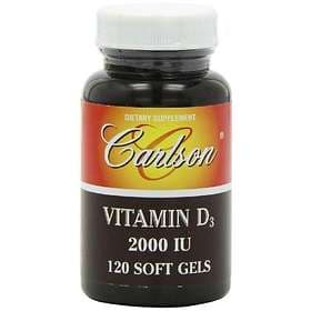 Carlson Labs Vitamin D3 2000IU 120 Capsules
