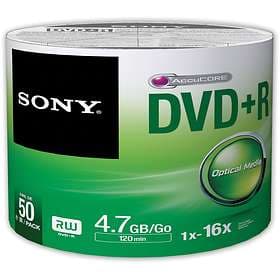 Sony DVD+R 4.7GB 16x 50-pack Cakebox