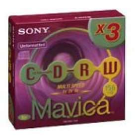 Sony CD-RW 8cm 156MB 3-pack