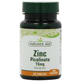 Natures Aid Health Products Zinc Picolinate 30 Tablets