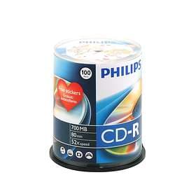Philips CD-R 700MB 52x 100-pack Cakebox