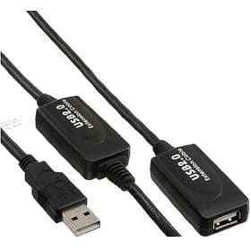 InLine Active USB A - USB A M-F 2.0 15m