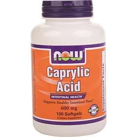 Now Foods Caprylic Acid 600mg 100 Capsules