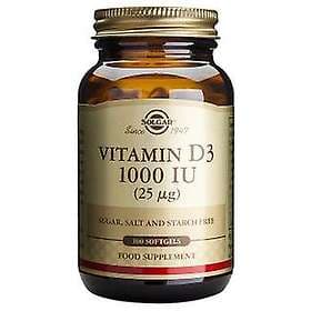 Solgar Natural Vitamin D3 1000IU 100 Capsules