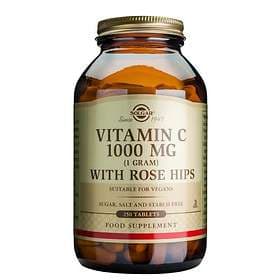 Solgar Vitamin C 1000mg with Rose Hips 250 Tablets