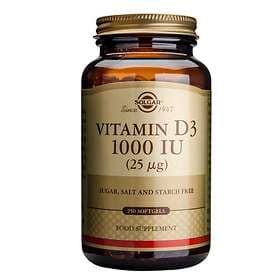 Solgar Vitamin D3 25mcg 1000IU 250 Capsules