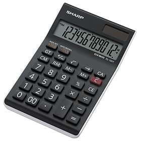 Sharp 12 Digit Desktop Calculator Black SH-EL124TWH EL124ATWH