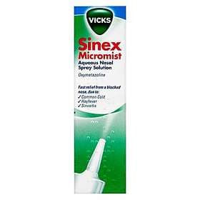 Vicks Sinex 12-Hour Decongestant Ultrafine Mist Nasal Spray 15ml