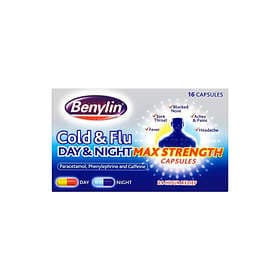 Benylin Cold & Flu Day & Night Maxstrength 16 Capsules