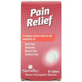 NatraBio Pain Relief 60 Tablets