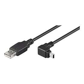 Goobay USB A - USB Mini-B (angled) 5-pin 2.0 1.8m