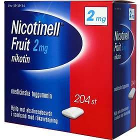 Nicotinell Fruit Gum 2mg 204pcs