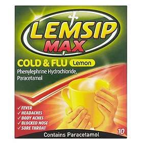 Lemsip Max Cold & Flu Lemon Pulver 10pcs