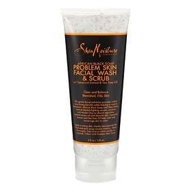 Shea Moisture African Black Soap Facial Wash & Scrub 118ml