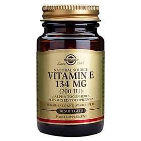 Solgar Natural Source Vitamin E 134mg 200IU 100 Capsules