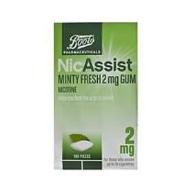 Boots NicAssist Minty Fresh Gum 2mg 105pcs