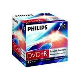 Philips DVD+R 4.7GB 16x 10-pack Jewel Case
