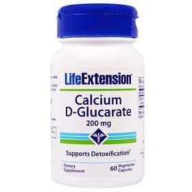 Life Extension Calcium D-Glucarate 200mg 60 Capsules