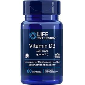 Life Extension Vitamin D3 5000IU 60 Capsules