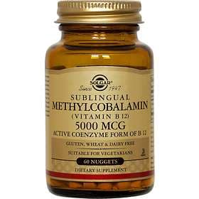 Solgar Sublingual Methylcobalamin Vitamin B12 5000mcg 60 Tablets