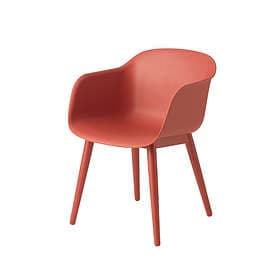 Muuto Fiber Armchair (wood legs)