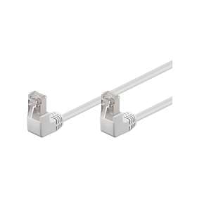 Goobay F/UTP Cat5e RJ45 - RJ45 (2x angled) 2m