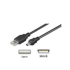 Goobay USB A - USB Mini-B 5-pin 2.0 0.3m