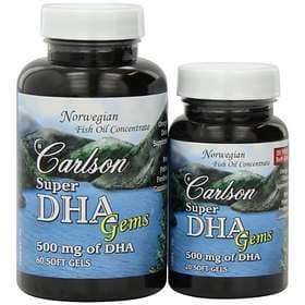 Carlson Labs Super DHA Gems 80 Capsules