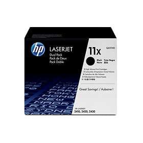 HP 11X (Black) 2-pack