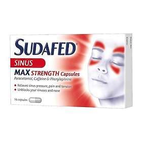 Sudafed Sinus Max Strength Blocked Nose and Sinus 16 Capsules
