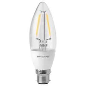 Megaman LED Economy Decorative Candle 220lm 2700K B22 3.2W (Dimmable)