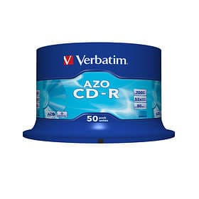 Verbatim CD-R 700MB 52x 50-pack Cakebox Crystal