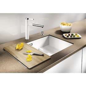 Blanco Linee S Kitchen Mixer Tap 518441 (Chrome/White)