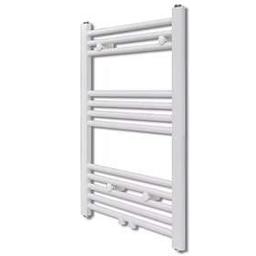 vidaXL 140841 Towel Dryer Straight Central Heating 500x764 (White)