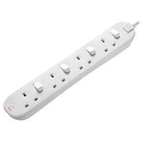 Masterplug Switch Extension 4-Way 2m