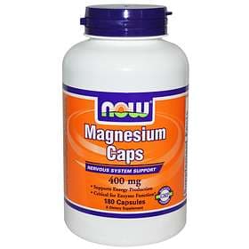 Now Foods Magnesium Capsules 400mg 180 Capsules