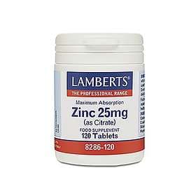 Lamberts Zinc 25mg (as Citrate) 120 Capsules