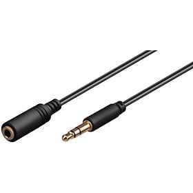 Goobay Slim 3.5mm - 3.5mm M-F 1m