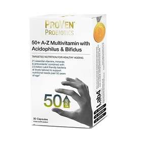 Proven Probiotics 50 Plus A-Z Multivitamin with Acidophilus & Bifidus 30 Capsule