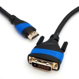 KabelDirekt TOP Series HDMI High Speed - DVI-D Dual Link 0.5m
