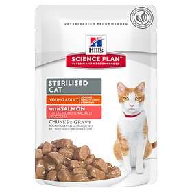 Hills Feline Science Plan Pouches Young Adult Sterilised 6x0.085kg