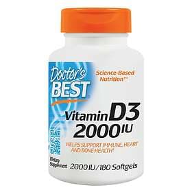 Doctor's Best Best Vitamin D3 2000IU 180 Capsules