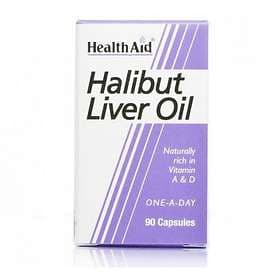 HealthAid Halibut Liver Oil 90 Capsules