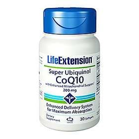 Life Extension Super Ubiquinol CoQ10 200mg 30 Capsules