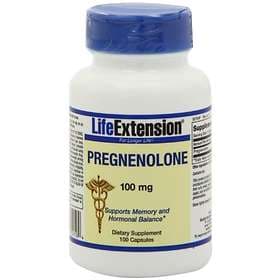 Life Extension Pregnenolone 100mg 100 Capsules