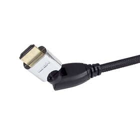 Cables Direct 30AWG HDMI - HDMI High Speed with Ethernet (swivel) 3m
