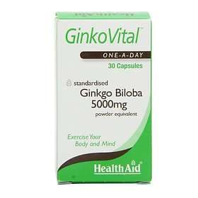 HealthAid Ginkgo Biloba 5000mg 30 Capsules