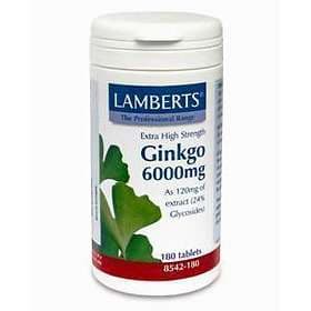 Lamberts Ginkgo 6000mg 180 Tablets