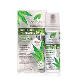 Dr Organic Hemp Oil Restoring Hair & Scalp Treatment 150ml